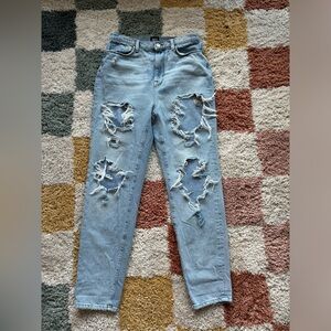 BDG Destroyed Mom Jeans